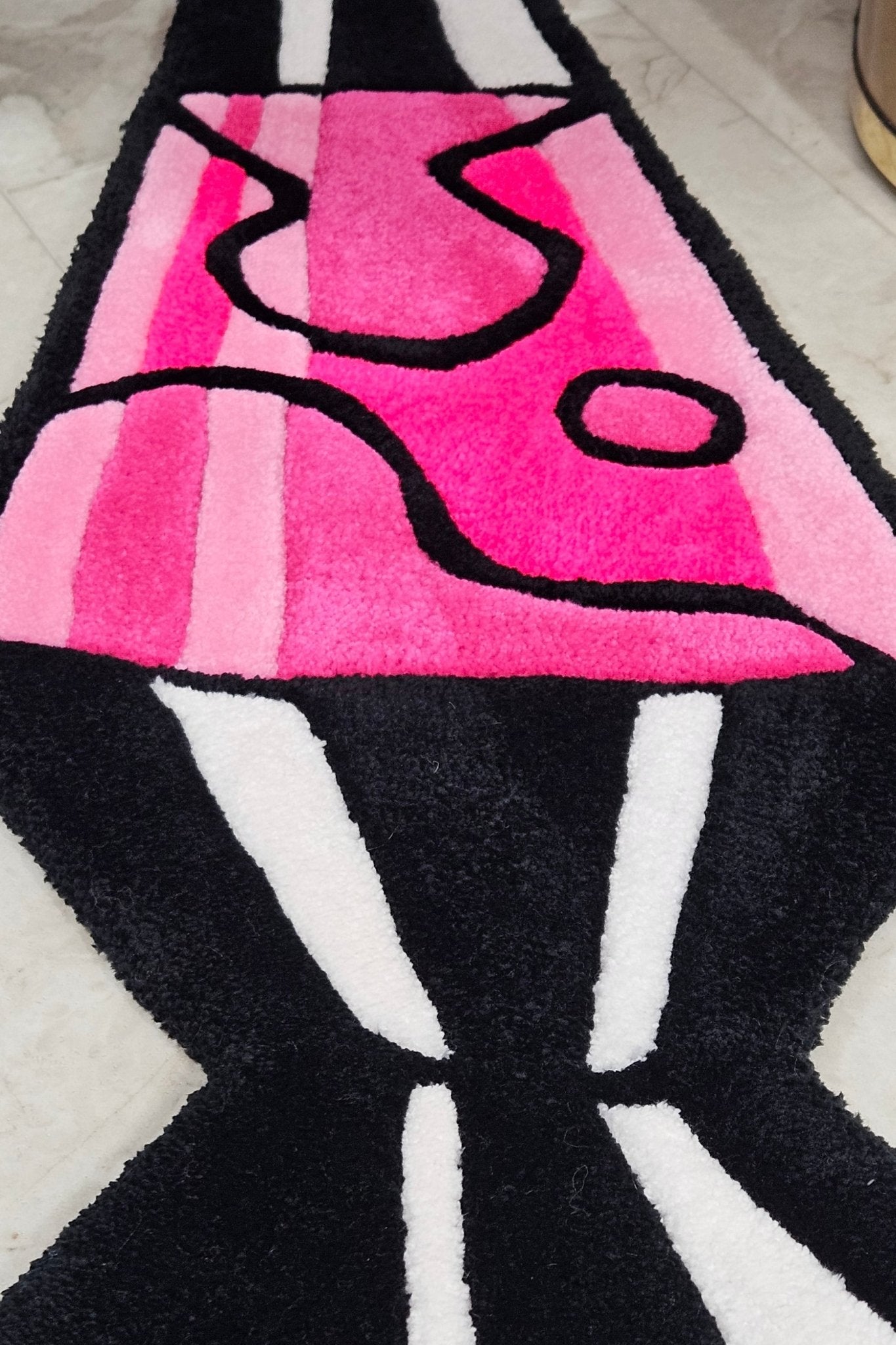 My Little Lava Lamp Hand - Tufted Rug – Retro - Inspired Hypoallergenic - Kreative Artisan Threads
