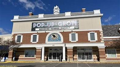 Pop-Up & Grow weekend vendor market storefront in Waldorf, Maryland
