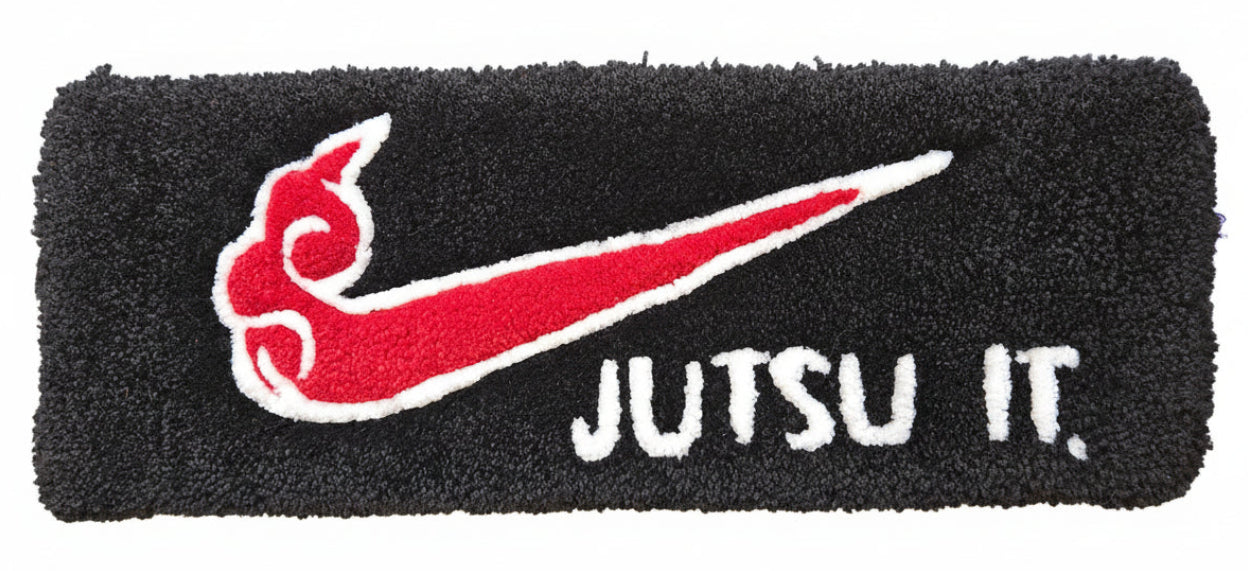 Jutsu It – Hand-Tufted Desk Textile | Anime Fan Art