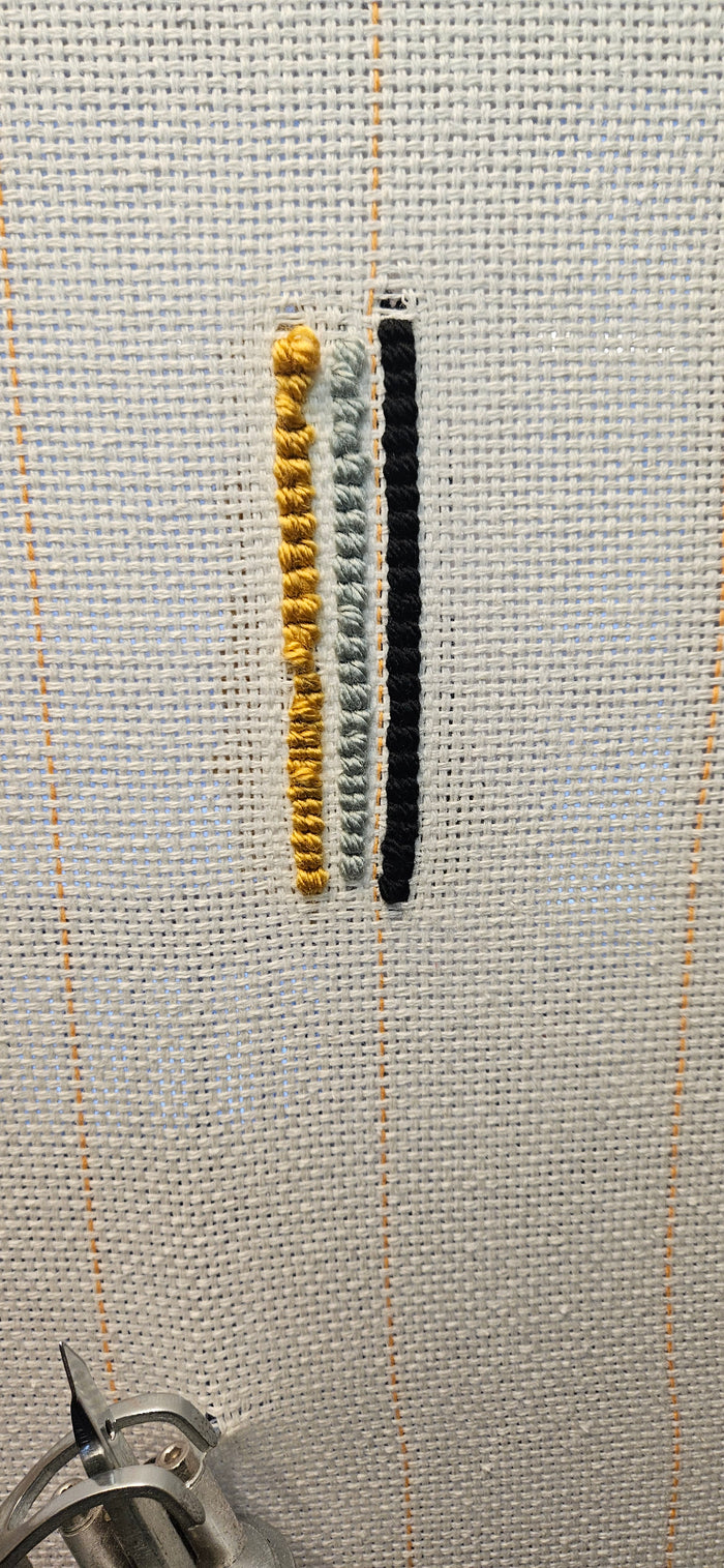 Selecting and testing yarn colors