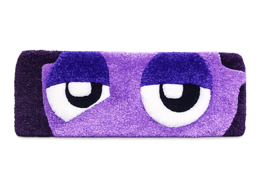 Ennui Eyes – Inside Out 2 Desk Textile | Purple Fan Art Wrist Pad
