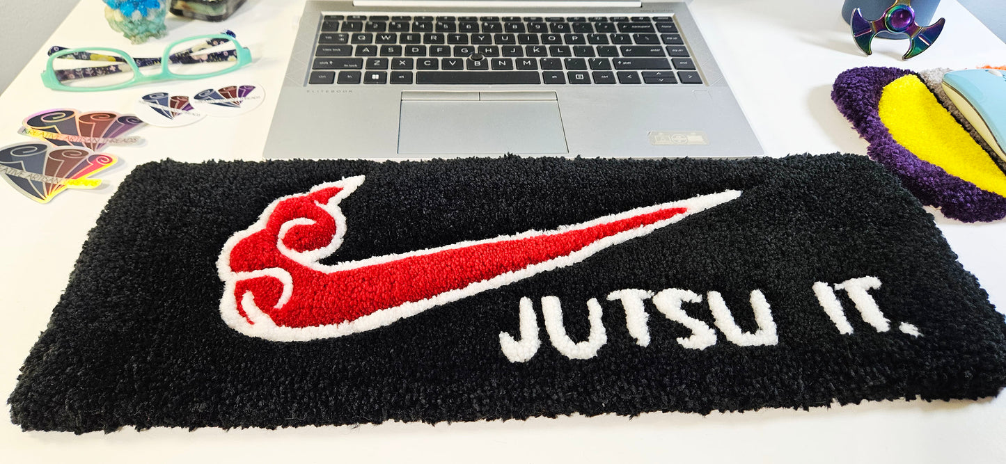 Handmade Plush Tufted Keyboard Rug- Jutsu It