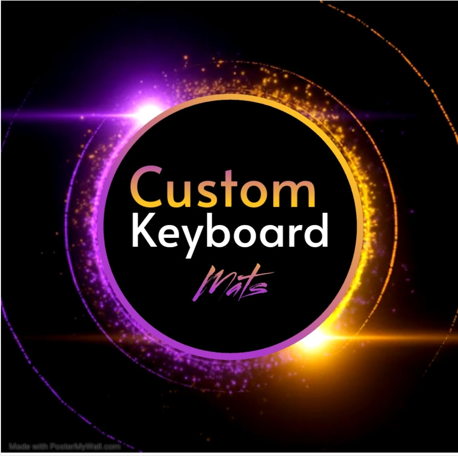 Custom Fiber Art Keyboard Rugs