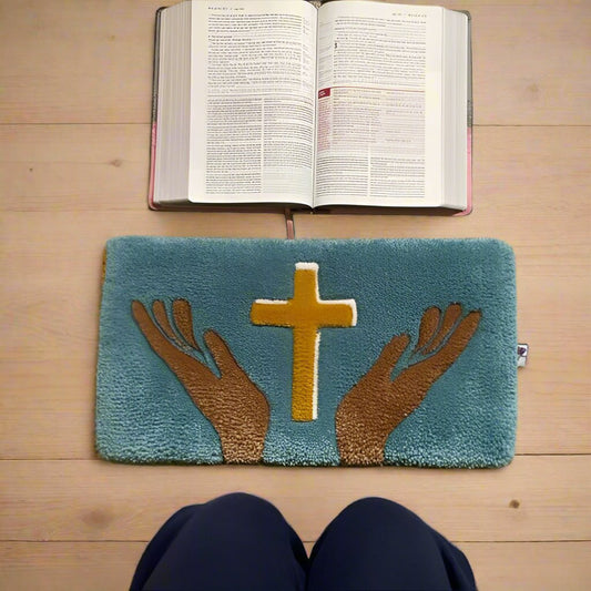 Custom Handmade Prayer Rugs | Hypoallergenic & Durable - Kreative Artisan Threads