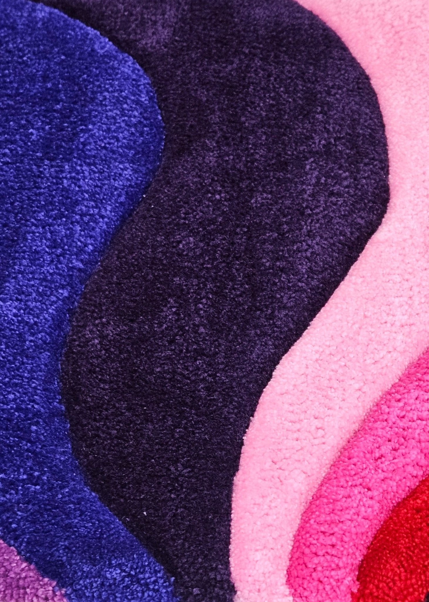 Fairy Rainbow - Vibrant Abstract Hand - Tufted Rug – Plush and Hypoallergenic - Kreative Artisan Threads