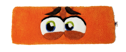 Anxiety Eyes – Inside Out 2 Desk Textile | Hand-Tufted Fan Art