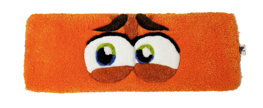 Anxiety Eyes – Inside Out 2 Desk Textile | Hand-Tufted Fan Art