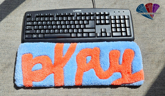 Handmade Plush Tufted Keyboard Rug -Play