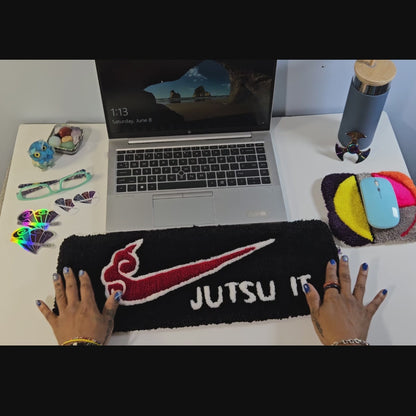 Handmade Plush Tufted Keyboard Rug- Jutsu It